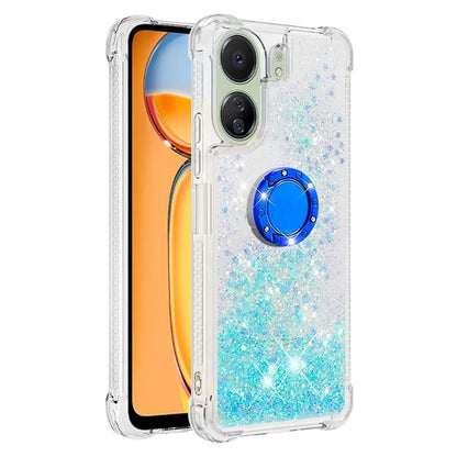 YB Quicksand Series-7 for Xiaomi Redmi 13C 4G / Poco C65 4G TPU Case Kickstand Phone Cover