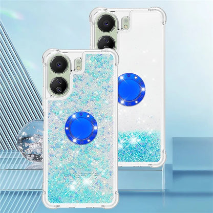 YB Quicksand Series-7 for Xiaomi Redmi 13C 4G / Poco C65 4G TPU Case Kickstand Phone Cover