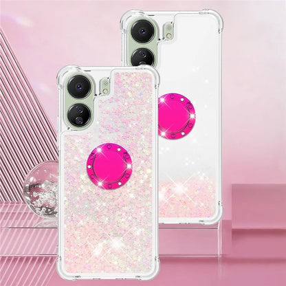 YB Quicksand Series-7 for Xiaomi Redmi 13C 4G / Poco C65 4G TPU Case Kickstand Phone Cover