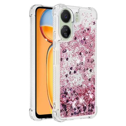 YB Quicksand Series-1 for Xiaomi Redmi 13C 4G / Poco C65 4G TPU Case Shiny Floating Phone Cover