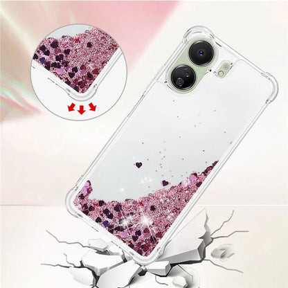 YB Quicksand Series-1 for Xiaomi Redmi 13C 4G / Poco C65 4G TPU Case Shiny Floating Phone Cover