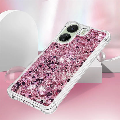 YB Quicksand Series-1 for Xiaomi Redmi 13C 4G / Poco C65 4G TPU Case Shiny Floating Phone Cover