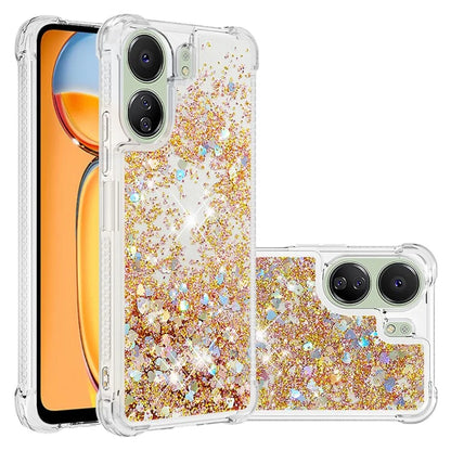 YB Quicksand Series-1 for Xiaomi Redmi 13C 4G / Poco C65 4G TPU Case Shiny Floating Phone Cover