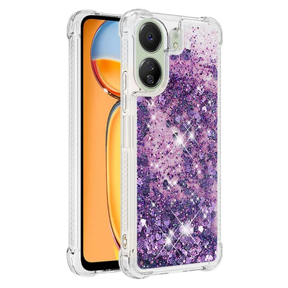 YB Quicksand Series-1 for Xiaomi Redmi 13C 4G / Poco C65 4G TPU Case Shiny Floating Phone Cover