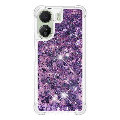 YB Quicksand Series-1 for Xiaomi Redmi 13C 4G / Poco C65 4G TPU Case Shiny Floating Phone Cover