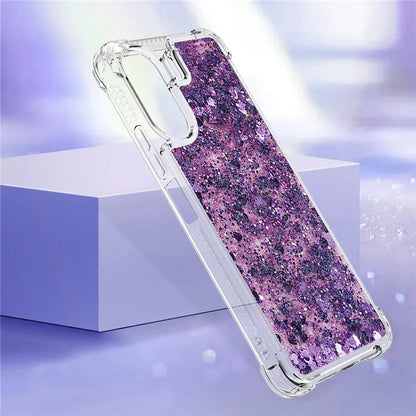 YB Quicksand Series-1 for Xiaomi Redmi 13C 4G / Poco C65 4G TPU Case Shiny Floating Phone Cover