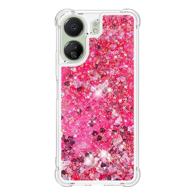 YB Quicksand Series-1 for Xiaomi Redmi 13C 4G / Poco C65 4G TPU Case Shiny Floating Phone Cover
