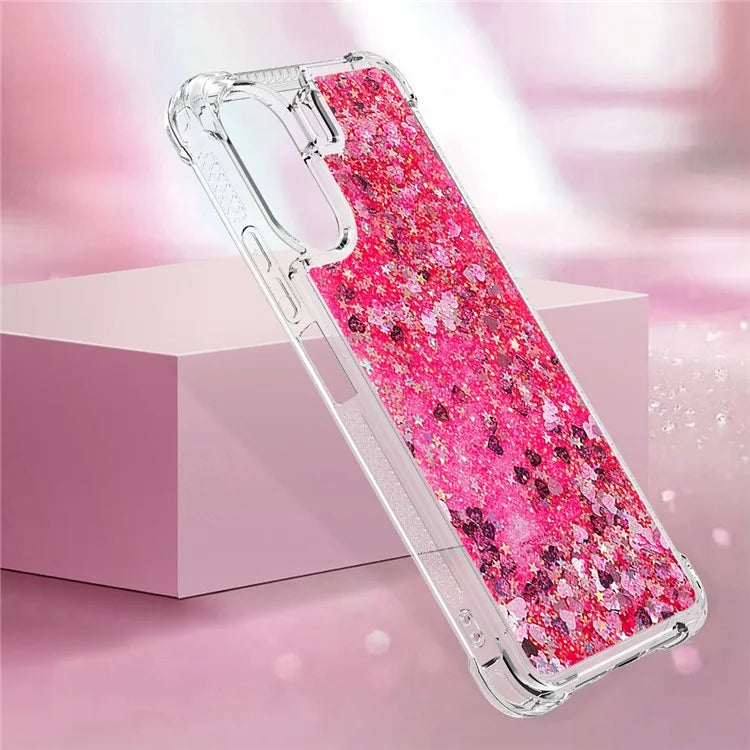 YB Quicksand Series-1 for Xiaomi Redmi 13C 4G / Poco C65 4G TPU Case Shiny Floating Phone Cover