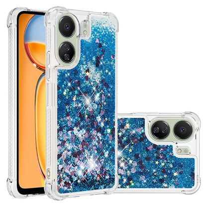 YB Quicksand Series-1 for Xiaomi Redmi 13C 4G / Poco C65 4G TPU Case Shiny Floating Phone Cover