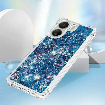 YB Quicksand Series-1 for Xiaomi Redmi 13C 4G / Poco C65 4G TPU Case Shiny Floating Phone Cover