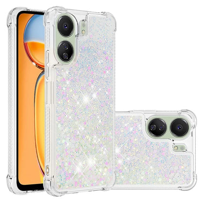 YB Quicksand Series-1 for Xiaomi Redmi 13C 4G / Poco C65 4G TPU Case Shiny Floating Phone Cover