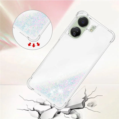 YB Quicksand Series-1 for Xiaomi Redmi 13C 4G / Poco C65 4G TPU Case Shiny Floating Phone Cover