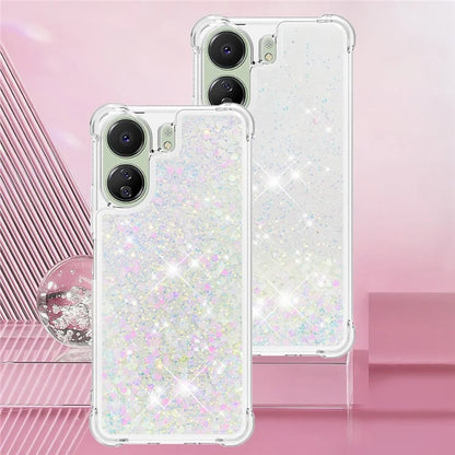 YB Quicksand Series-1 for Xiaomi Redmi 13C 4G / Poco C65 4G TPU Case Shiny Floating Phone Cover