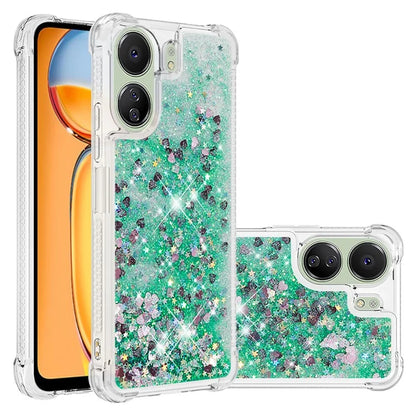 YB Quicksand Series-1 for Xiaomi Redmi 13C 4G / Poco C65 4G TPU Case Shiny Floating Phone Cover