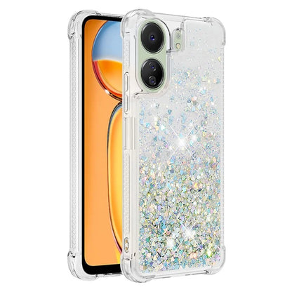 YB Quicksand Series-1 for Xiaomi Redmi 13C 4G / Poco C65 4G TPU Case Shiny Floating Phone Cover