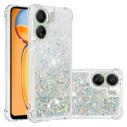 YB Quicksand Series-1 for Xiaomi Redmi 13C 4G / Poco C65 4G TPU Case Shiny Floating Phone Cover