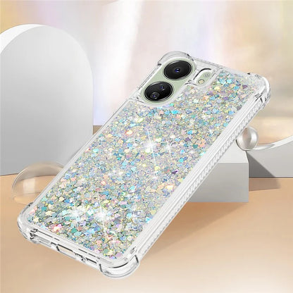 YB Quicksand Series-1 for Xiaomi Redmi 13C 4G / Poco C65 4G TPU Case Shiny Floating Phone Cover