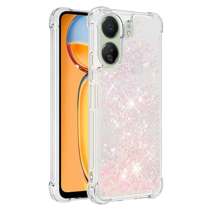 YB Quicksand Series-1 for Xiaomi Redmi 13C 4G / Poco C65 4G TPU Case Shiny Floating Phone Cover