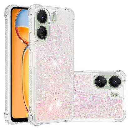 YB Quicksand Series-1 for Xiaomi Redmi 13C 4G / Poco C65 4G TPU Case Shiny Floating Phone Cover