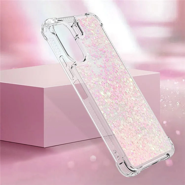 YB Quicksand Series-1 for Xiaomi Redmi 13C 4G / Poco C65 4G TPU Case Shiny Floating Phone Cover