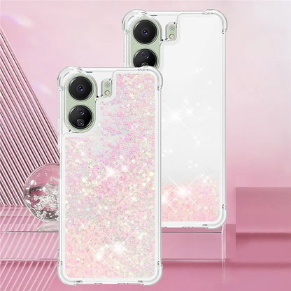 YB Quicksand Series-1 for Xiaomi Redmi 13C 4G / Poco C65 4G TPU Case Shiny Floating Phone Cover
