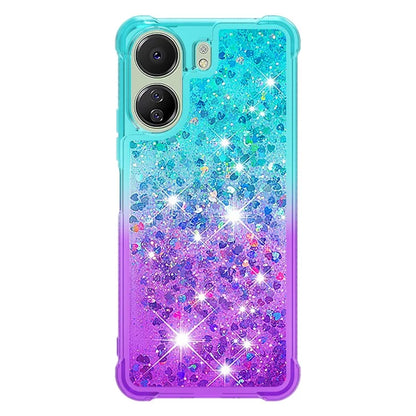 YB Quicksand Series-3 for Xiaomi Redmi 13C 4G / Poco C65 4G Case Gradient Color Glitter Moving Phone Cover