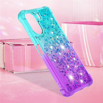 YB Quicksand Series-3 for Xiaomi Redmi 13C 4G / Poco C65 4G Case Gradient Color Glitter Moving Phone Cover