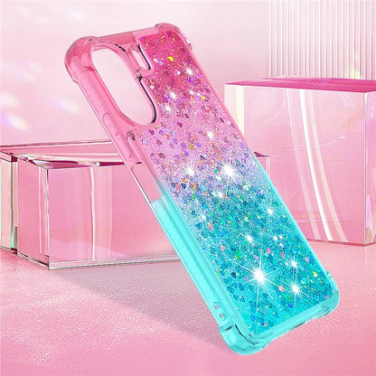 YB Quicksand Series-3 for Xiaomi Redmi 13C 4G / Poco C65 4G Case Gradient Color Glitter Moving Phone Cover