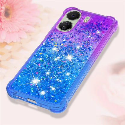 YB Quicksand Series-3 for Xiaomi Redmi 13C 4G / Poco C65 4G Case Gradient Color Glitter Moving Phone Cover