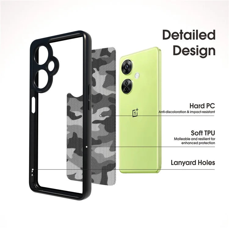 IBMRS Case for OnePlus Nord CE 3 Lite 5G / Nord N30 5G Shell PC+TPU Airbag Protection Phone Cover