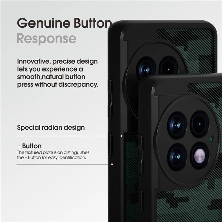 IBMRS Cell Phone Cases for OnePlus Ace 2 Pro 5G Anti-Scratch TPU+PC Mobile Phone Cover