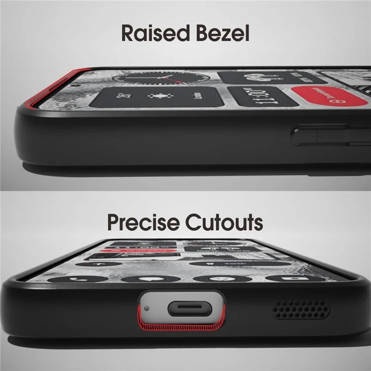 IBMRS For Nothing Phone (2) Cases Shockproof TPU+PC Phone Cover Slim-Fit Shell