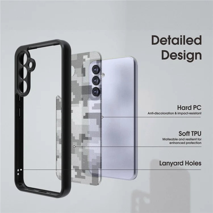 IBMRS For Samsung Galaxy A34 5G Case Drop Proof TPU+PC Phone Cover