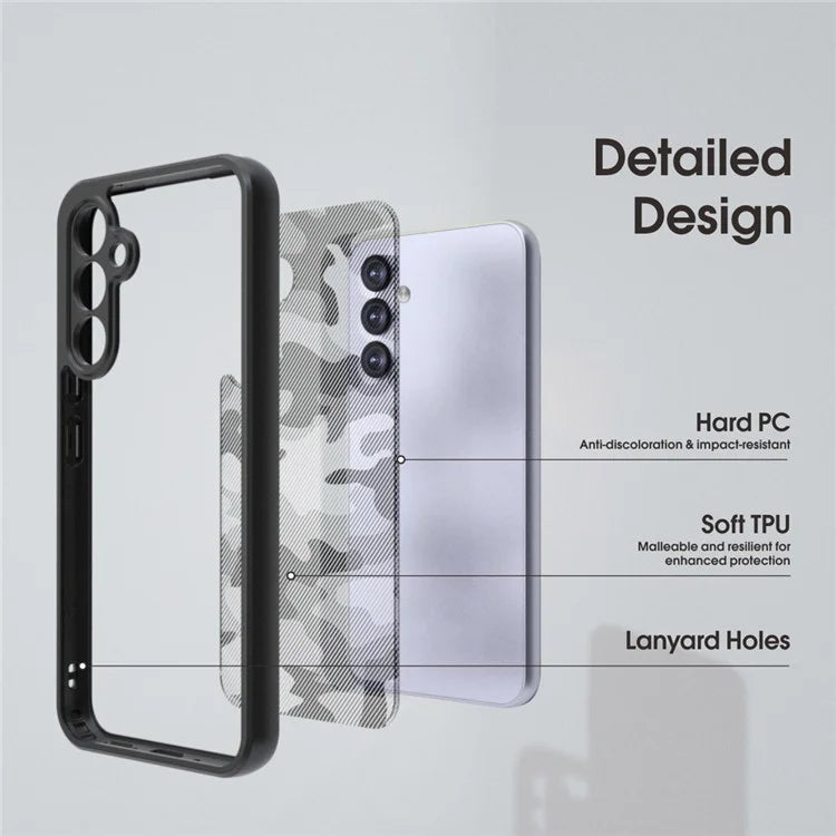 IBMRS For Samsung Galaxy A34 5G Case Drop Proof TPU+PC Phone Cover