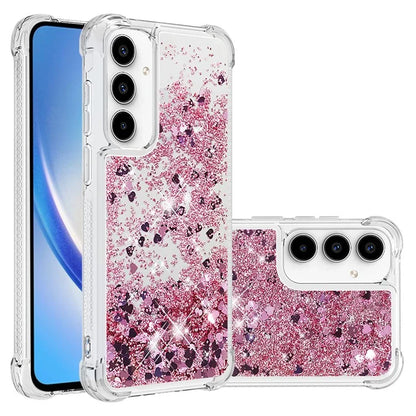 YB Quicksand Series-1 for Samsung Galaxy A55 5G TPU Phone Case Liquid Waterfall Protective Cover