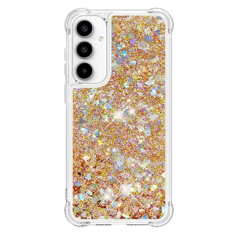 YB Quicksand Series-1 for Samsung Galaxy A55 5G TPU Phone Case Liquid Waterfall Protective Cover