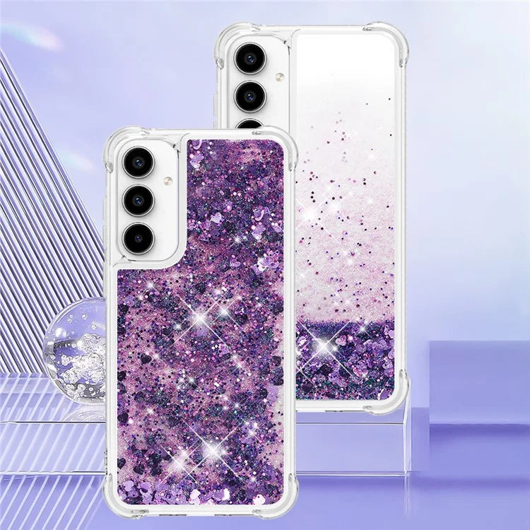 YB Quicksand Series-1 for Samsung Galaxy A55 5G TPU Phone Case Liquid Waterfall Protective Cover