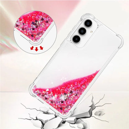 YB Quicksand Series-1 for Samsung Galaxy A55 5G TPU Phone Case Liquid Waterfall Protective Cover