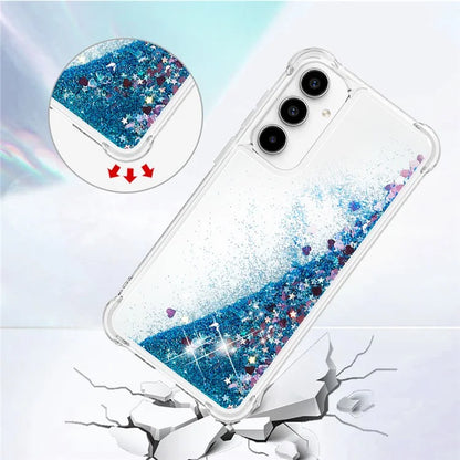 YB Quicksand Series-1 for Samsung Galaxy A55 5G TPU Phone Case Liquid Waterfall Protective Cover