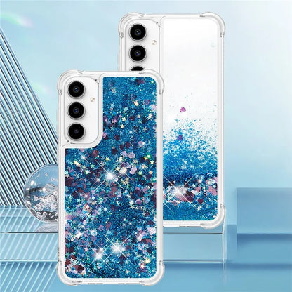 YB Quicksand Series-1 for Samsung Galaxy A55 5G TPU Phone Case Liquid Waterfall Protective Cover