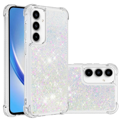 YB Quicksand Series-1 for Samsung Galaxy A55 5G TPU Phone Case Liquid Waterfall Protective Cover