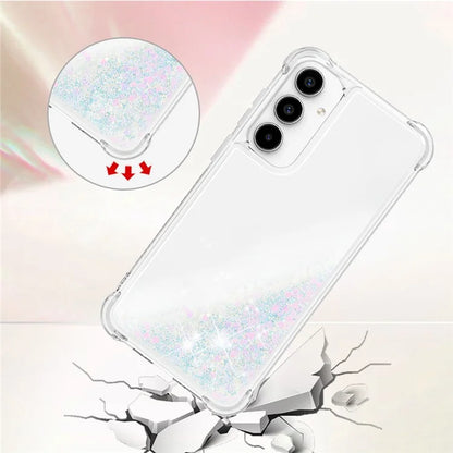 YB Quicksand Series-1 for Samsung Galaxy A55 5G TPU Phone Case Liquid Waterfall Protective Cover