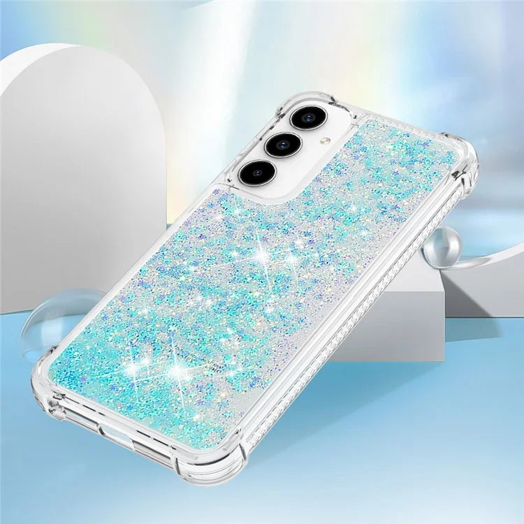 YB Quicksand Series-1 for Samsung Galaxy A55 5G TPU Phone Case Liquid Waterfall Protective Cover
