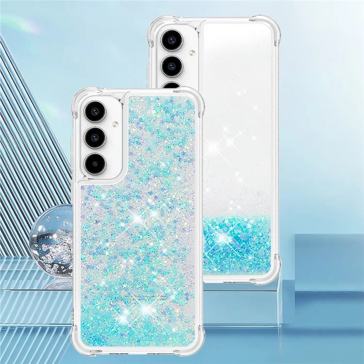 YB Quicksand Series-1 for Samsung Galaxy A55 5G TPU Phone Case Liquid Waterfall Protective Cover
