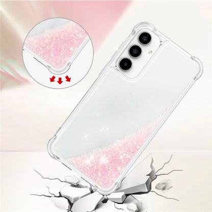 YB Quicksand Series-1 for Samsung Galaxy A55 5G TPU Phone Case Liquid Waterfall Protective Cover
