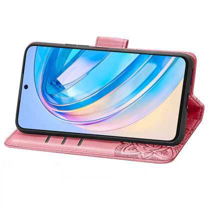 For Honor X6a 4G Case Wallet Leather Phone Cover Butterfly Pattern
