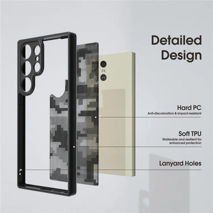 IBMRS For Samsung Galaxy S22 Ultra 5G Phone Case PC + TPU Anti-Fall Cover