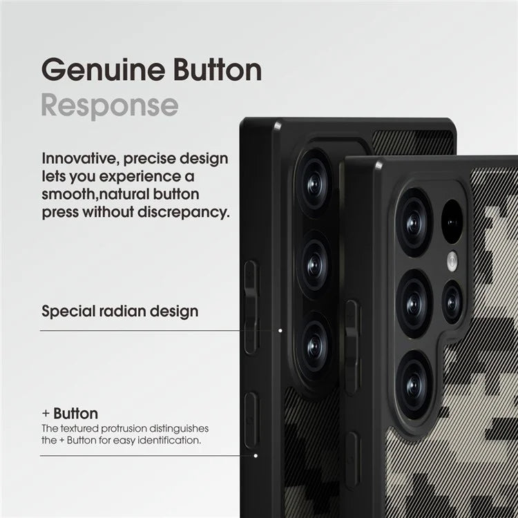 IBMRS For Samsung Galaxy S22 Ultra 5G Phone Case PC + TPU Anti-Fall Cover