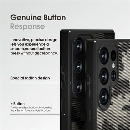 IBMRS For Samsung Galaxy S22 Ultra 5G Phone Case PC + TPU Anti-Fall Cover