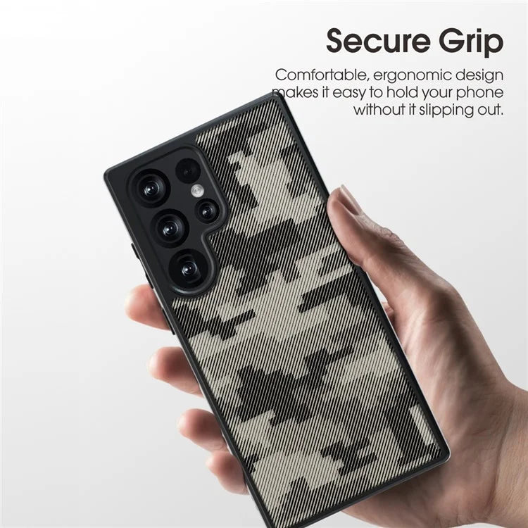 IBMRS For Samsung Galaxy S22 Ultra 5G Phone Case PC + TPU Anti-Fall Cover
